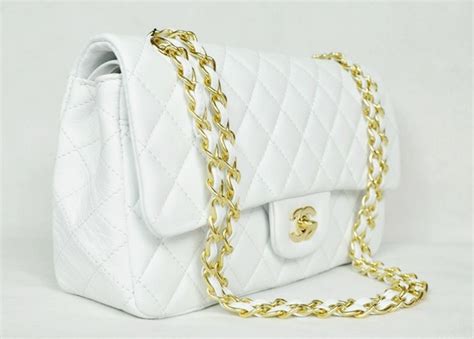 bolsa branca chanel|bolsa chanel feminina.